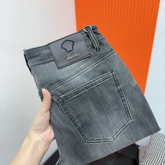 Versa Versace new spring and summer denim, custom fabric, soft and comfortable,
