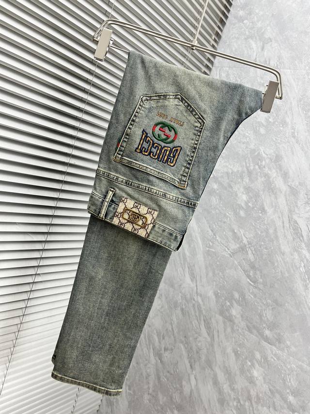 Gucci''2025 latest spring new product, a must-have jeans for business elites! Hi