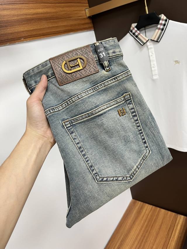 Fendi 2025Ss Snake Summer New Year Jeans. Original 1:1 production, perfect choic