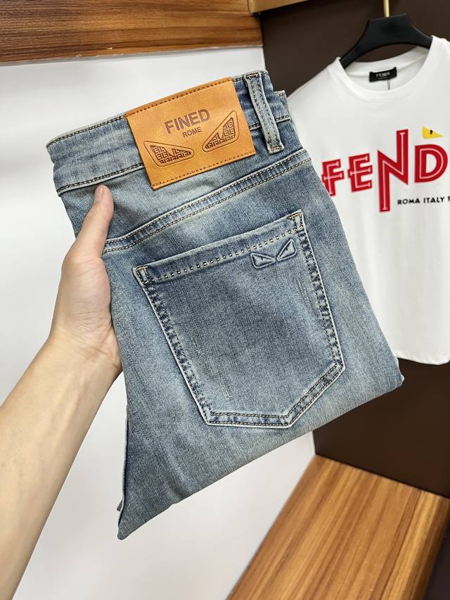 Fendi's newest jeans for summer 2025. No pressure to enter or leave the store. H