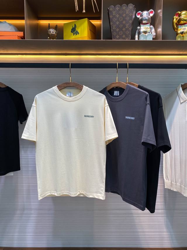 B23-Bu25Ss Spring and summer new plain knitted cotton basic round neck short tee