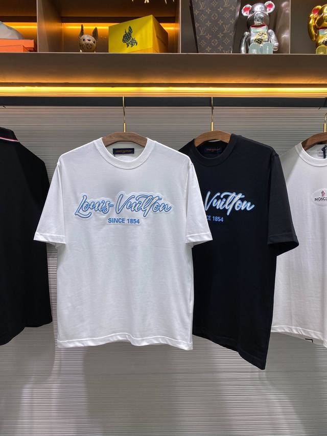 B23-1V25Ss Spring and summer new plain knitted cotton round neck short Tee, the