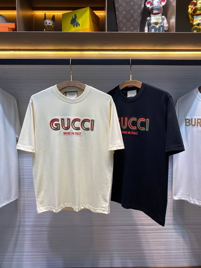 B23-Gu25Ss Spring and summer new knitted cotton basic round neck short tee, the