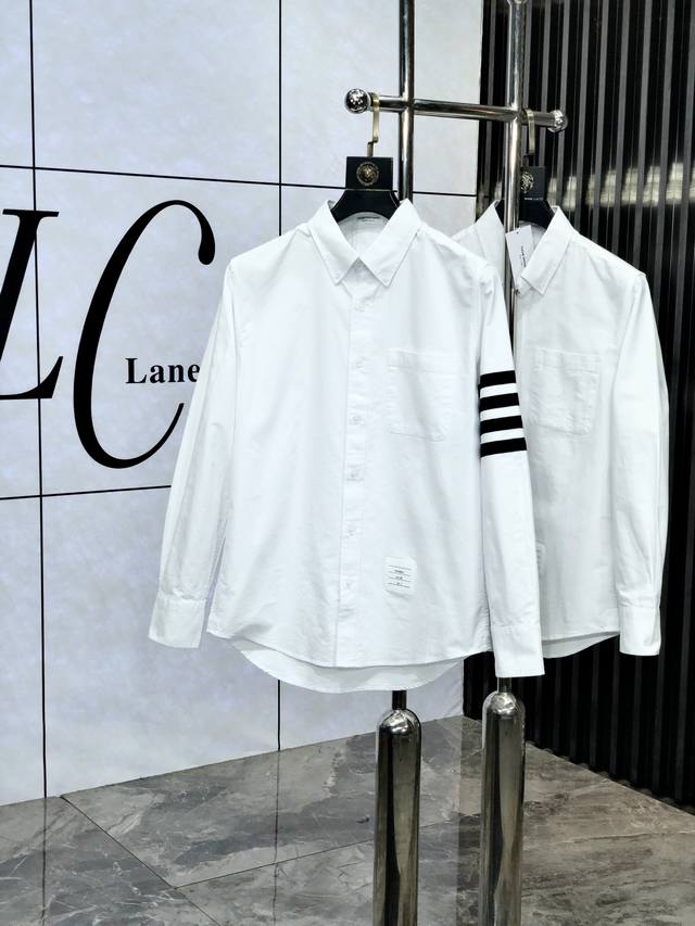 Tb Thom Browne 2025 Spring and Summer new men's shirt, trendy and light luxury n