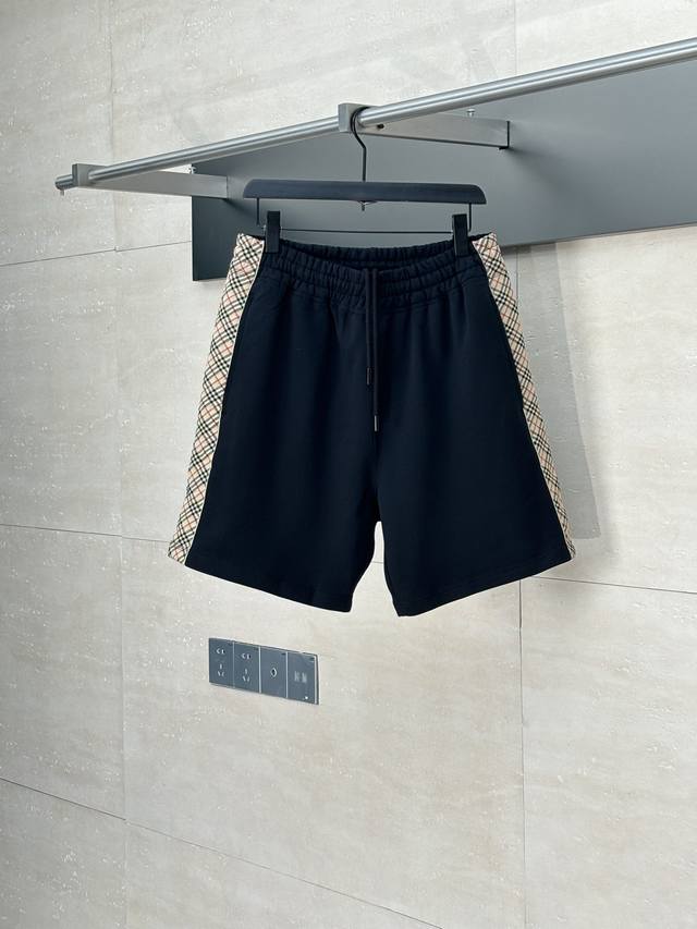 Burberry* Burberry 25Ss new webbing drawstring shorts Made from cotton blend pla