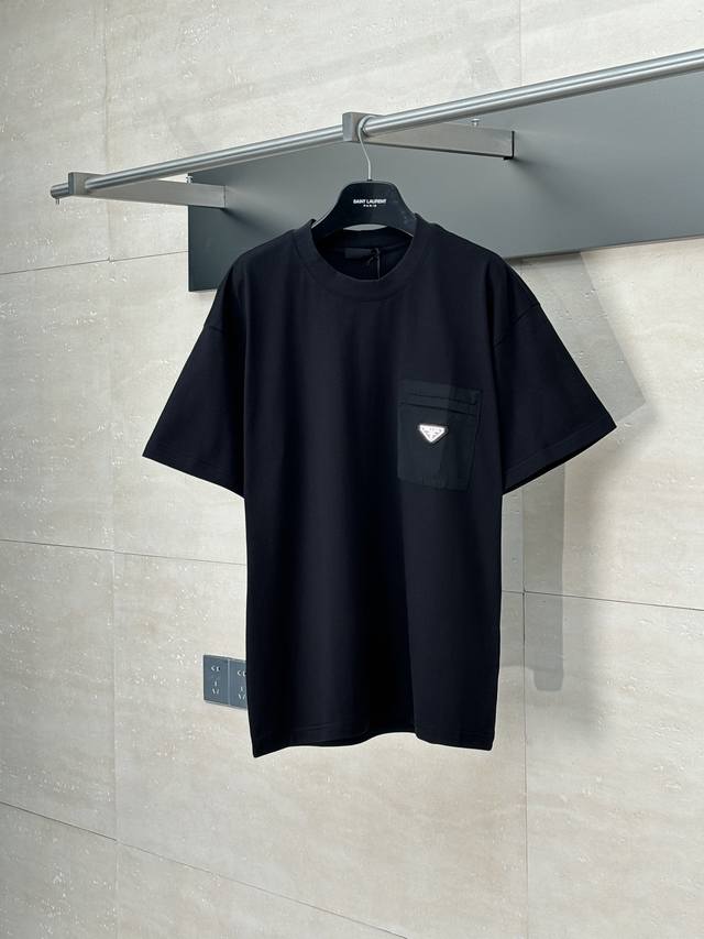 Prada* Prada 25Ss chest zipper pocket short sleeves Made of original 50s recycle