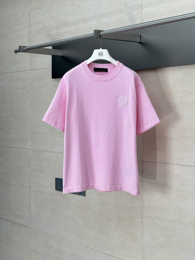 Lv Louis 25Ss new five-color pin wool short-sleeved was originally purchased for