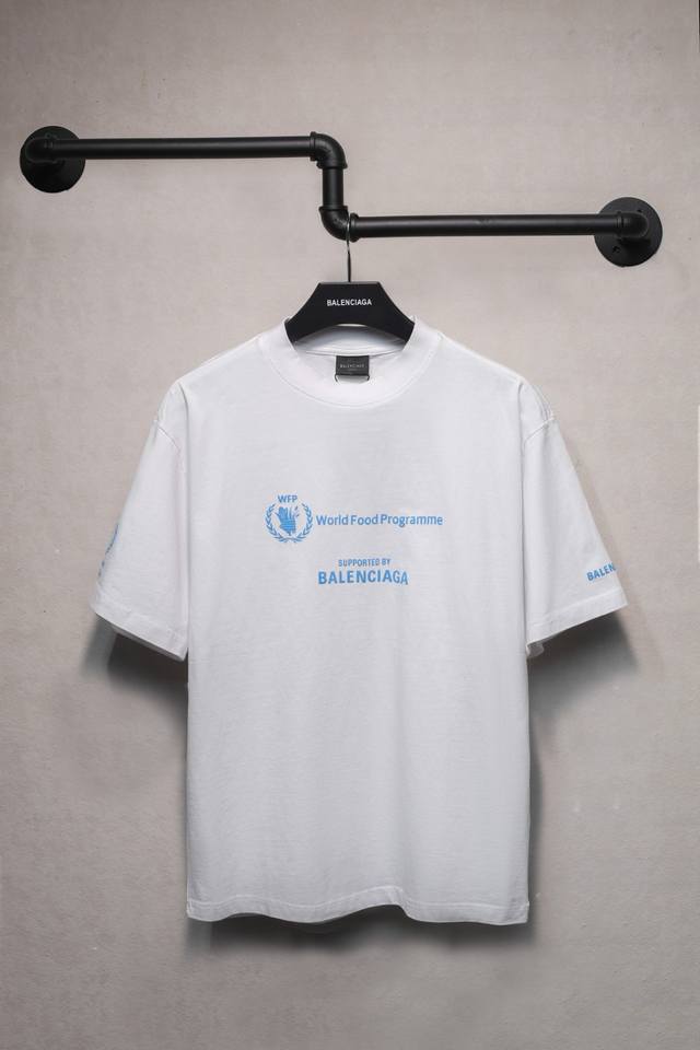Aeniaa 24Ss World Food Program Summer Joint Short Sleeve T-shirt Weight 240 Gram