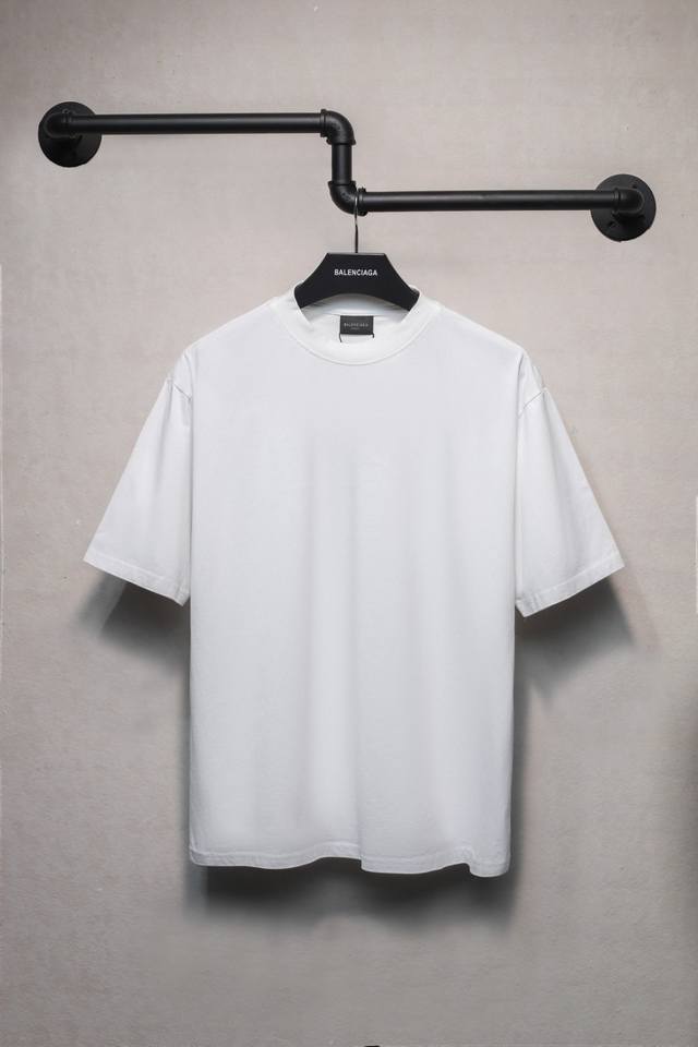 Aeniaa new style T-shirt with rhinestones on the back, short sleeves, 240g fabri