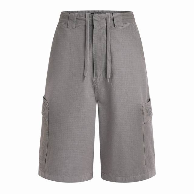 Blcg Balenciaga 25Ss Loop cement gray distressed work shorts Spot Xs SM