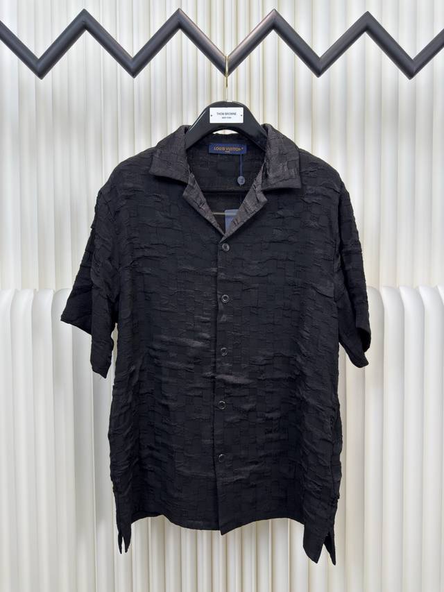 Louis Vuitton Lv jacquard short-sleeved shirt Authentic version - physical count