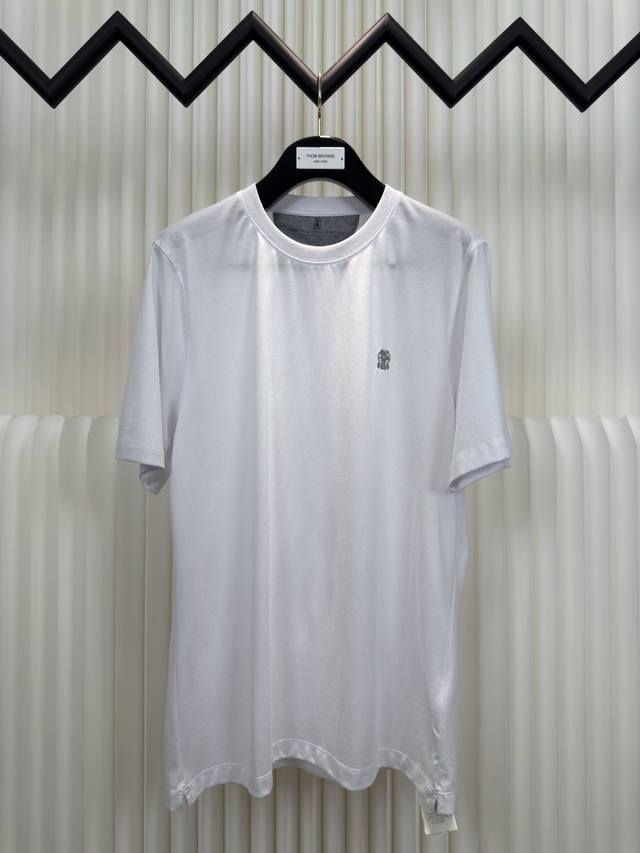 Louis Vuitton Lv embroidery round neck casual short sleeves authentic version -