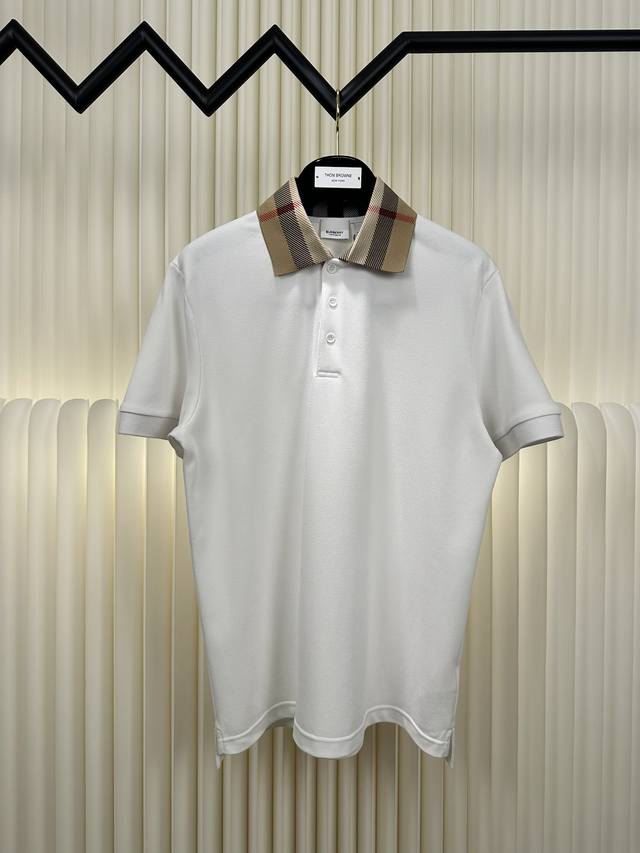 Burberry Bbr Cotton Check Polo Shirt Authentic version - Physical counter - Top