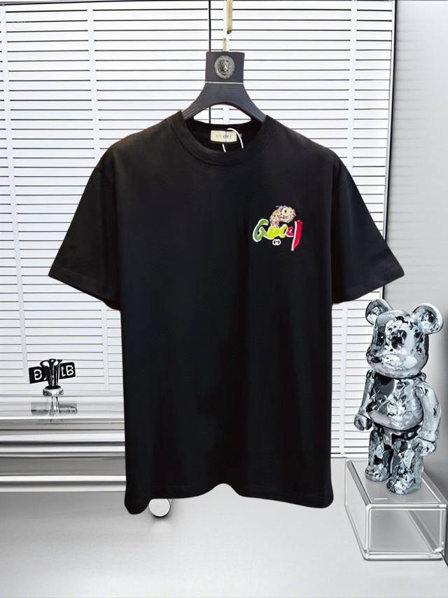 Gucci 25Ss new short sleeve, the highest version of heavy craftsmanship classic
