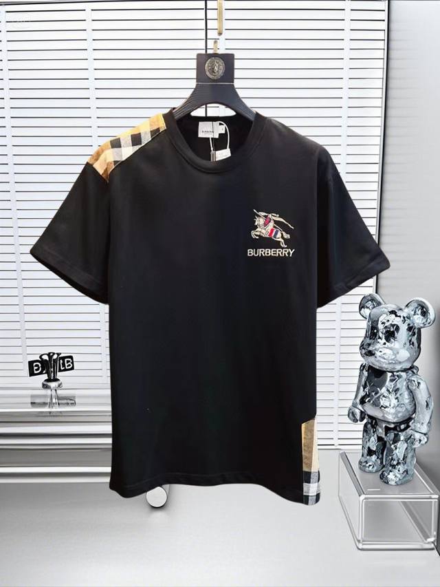 Burberry 25Ss new short sleeve, the highest version of heavy craftsmanship class