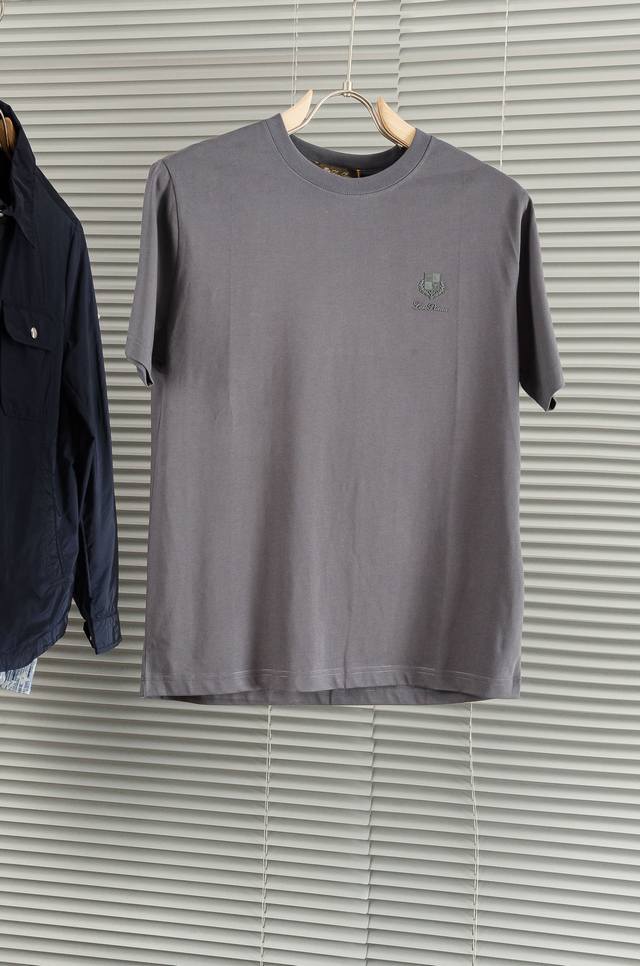 New# Lp. 2025Ss Spring and Summer Round Neck Short Sleeve# The top elements are