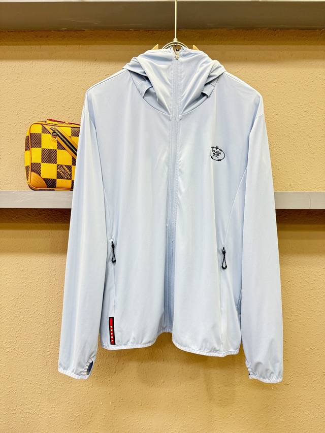 Prada 2025 spring and summer classic sun protection jacket, super soft fabric, c