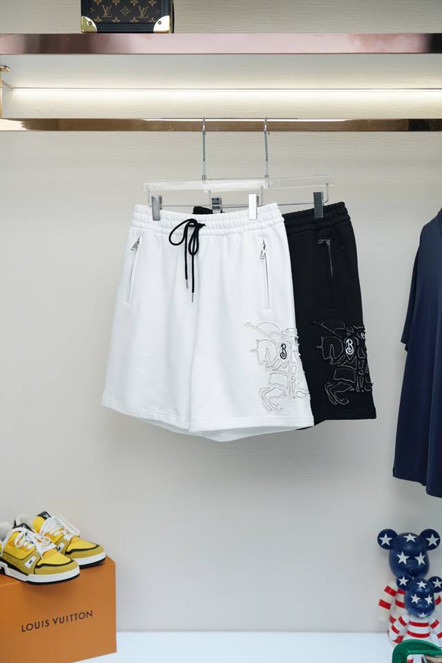 Bbr Burberry, 2025 Spring/Summer new cotton shorts, exquisite tailoring is the e
