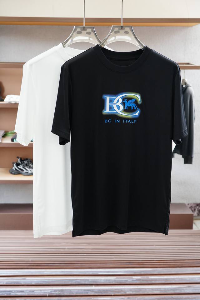 Bc 2025Ss new summer round neck short-sleeved T-shirt Bru**Llo Cuci**Lli men's s