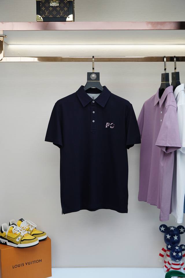 Bc 2025Ss new summer lapel Polo shirt Bru**Llo Cuci**Lli men's short sleeve! Bc'