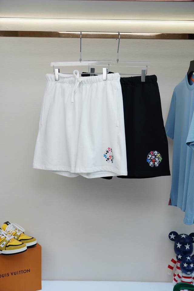 Chrome Hearts, 2025 hot shorts, selected ultra-thin pure cotton fabric, smooth a