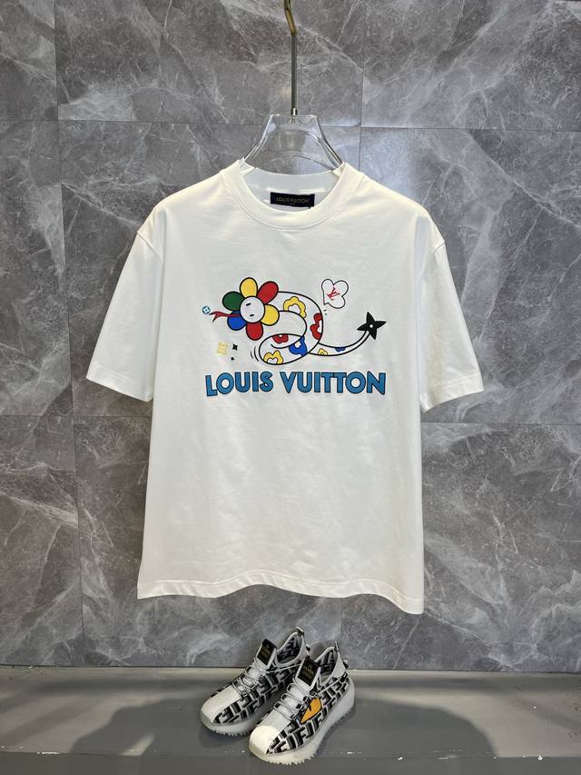 Lv Louis Vuitton 2025Ss Spring and Summer High Quality High Weight Solona Cotton