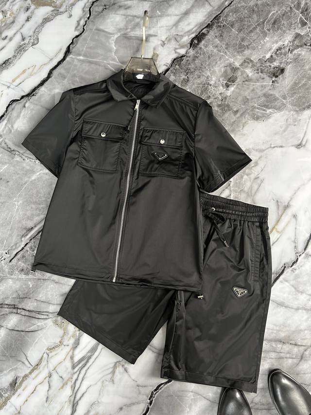 Prada 2025 Spring and Summer GW counter new product top original fashion men's s