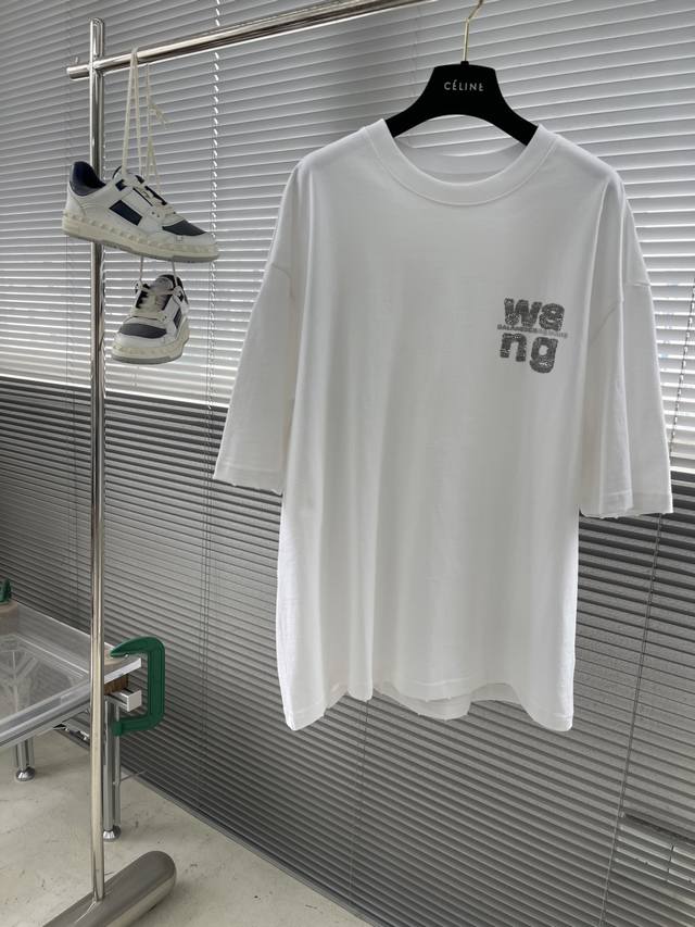 High version Wang Alexander Wang 25 Spring and Summer new loose version short-sl