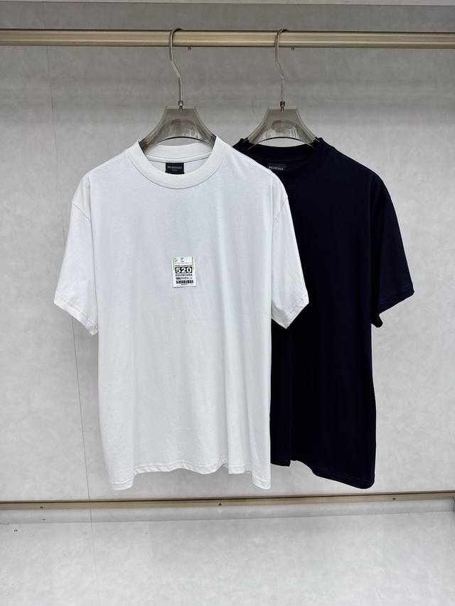 Balenciaga 2025Ss summer latest short-sleeved T-shirt, soft to the touch, comfor