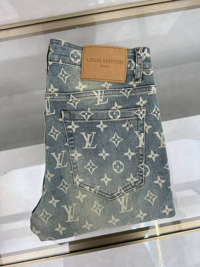 Lv 2025 summer new models are now on the market, original hot-selling jeans supe