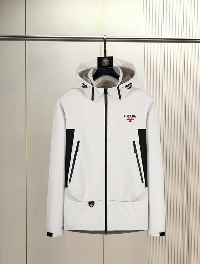 Prada. 25 Spring and Summer new original men's windbreaker jacket jacket officia