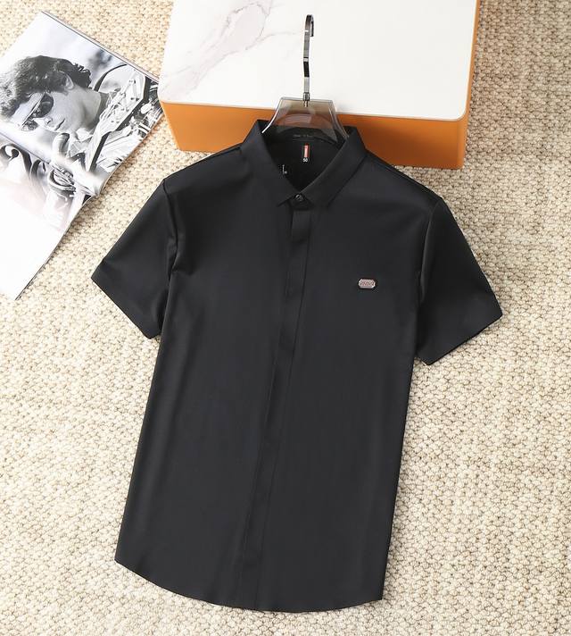 Zegna 2025Ss latest counter first release! High-end fashion casual short-sleeved