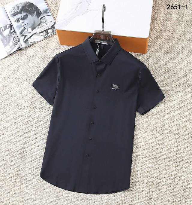 Dior 2025Ss latest counter first release! High-end fashion casual short-sleeved