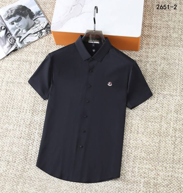 Moncler 2025Ss latest counter first release! High-end fashion casual short-sleev