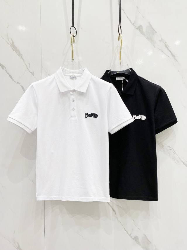 Bbr B's 2025Ss new summer Logo men's lapel Polo shirt! A classic business men's