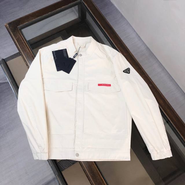 Pra*Da Prada's latest 2025 #Pd casual fashion baseball jacket workwear pocket ja