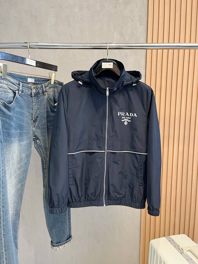 Prada autumn and winter new hot-selling counter new casual fashion jacket ultra-