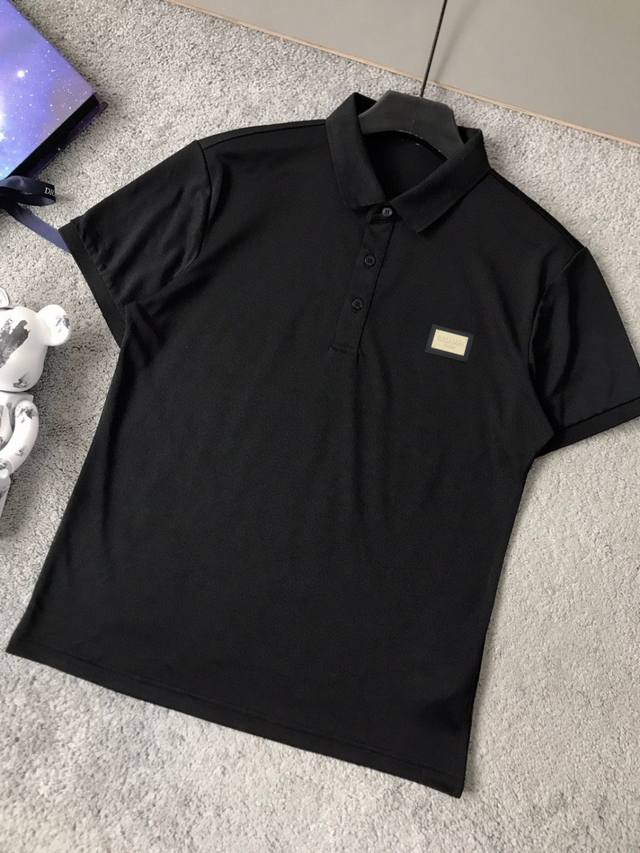Balmain official website summer men's short-sleeved lapel Polo shirt high-end T-