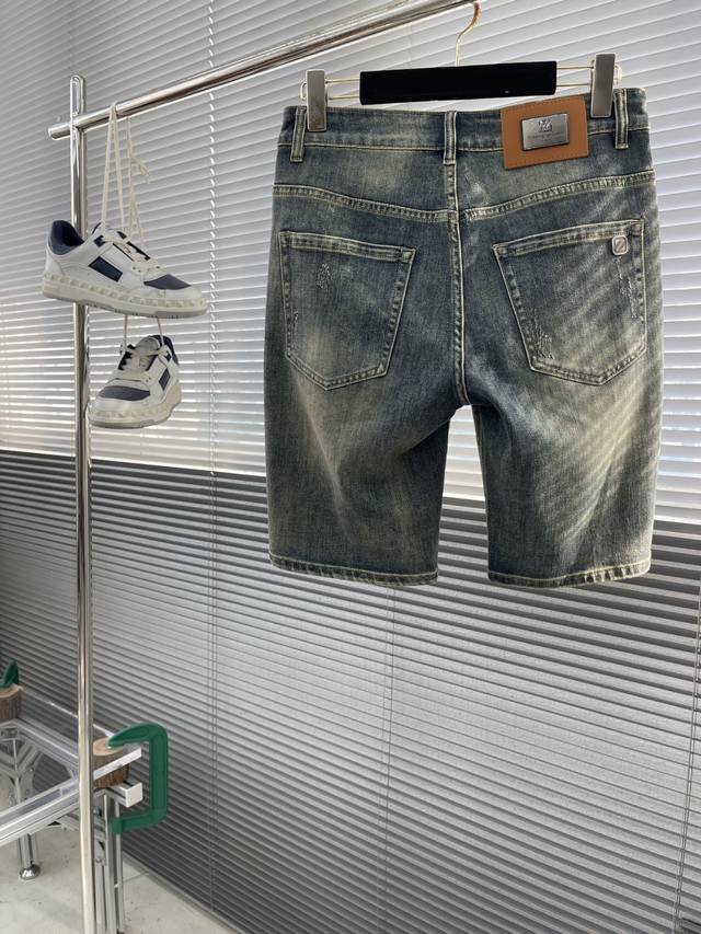Z Zegn 25Ss Spring and Summer New Denim Shorts Super soft, stretch fabric, compl