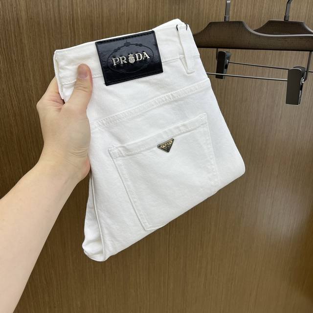 High-end customized 25Ss spring and summer new men's small straight original jea