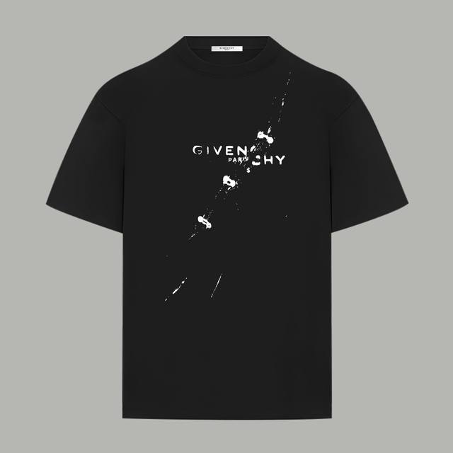 Givenchy Givenchy official website same classic damaged ink-splashed letter logo