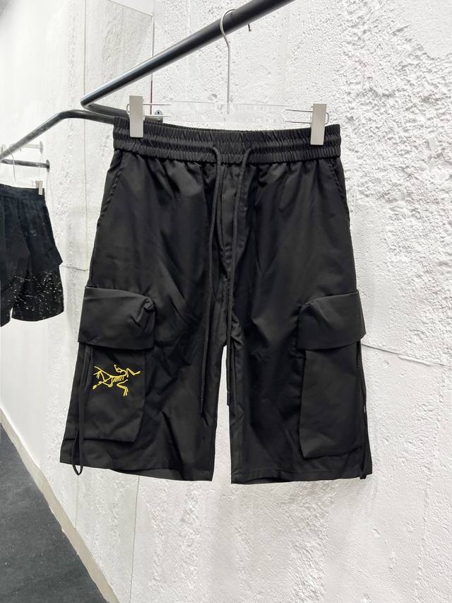 Arcteryx 2025 summer new shorts casual pants, custom-made fabrics with high brea