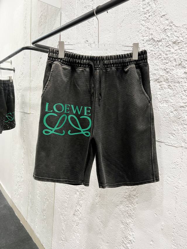 Loewe 2025 summer new shorts casual pants, custom-made counter fabrics are highl