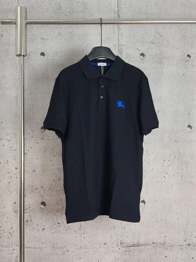 Real shot high quality version Burberry classic warhorse embroidered Polo shirt