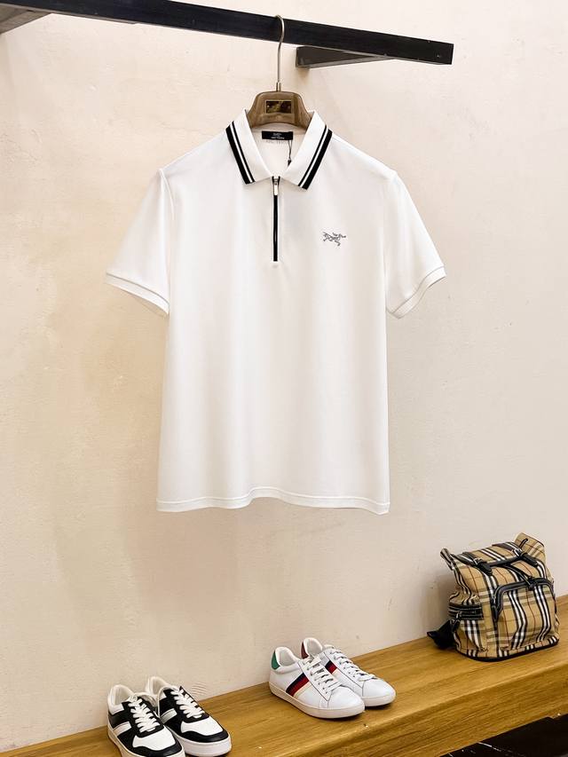 Arc'teryx 2025Ss new summer logo men's lapel Polo shirt! A classic business men'