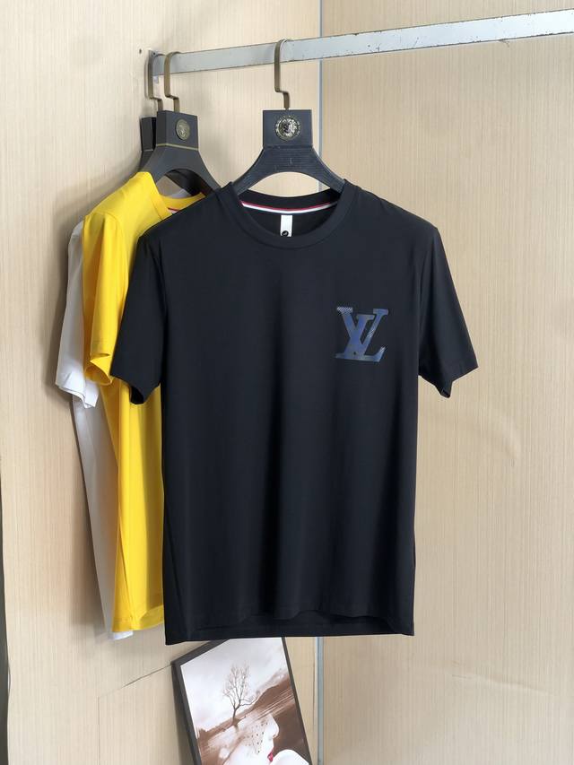 Lv 2025 Spring and Summer New Release Counter Latest Short Sleeve Round Neck T-s