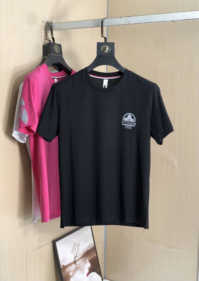 Lv 2025 Spring and Summer New Release Counter Latest Short Sleeve Round Neck T-s