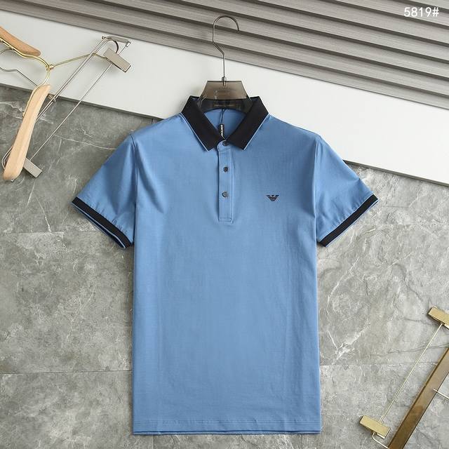 Armani - High-end casual series! 2025 new counter casual short-sleeved Polo shir