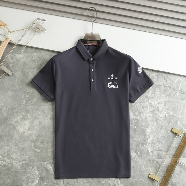 Moncler - High-end casual series! 2025 new counter casual short-sleeved Polo shi
