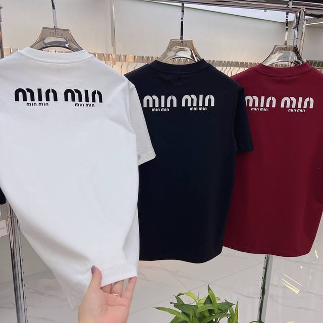 Miumiu slightly wide version 2025 early spring new model first release in the co
